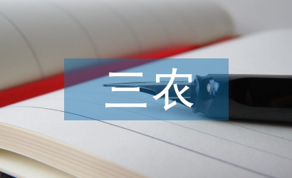 三農(nóng)工作思路